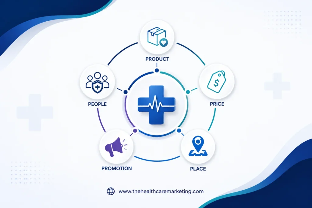 what are the 5 ps of healthcare marketing